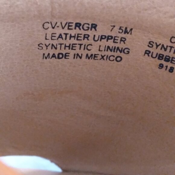 Chelsea & Violet "Verger" Brown Leather Open Toe Platform Heeled Mule Size 7.5 - Picture 10 of 11